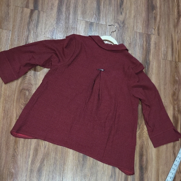 Habitat Burgundy Knit Top - Picture 6 of 9
